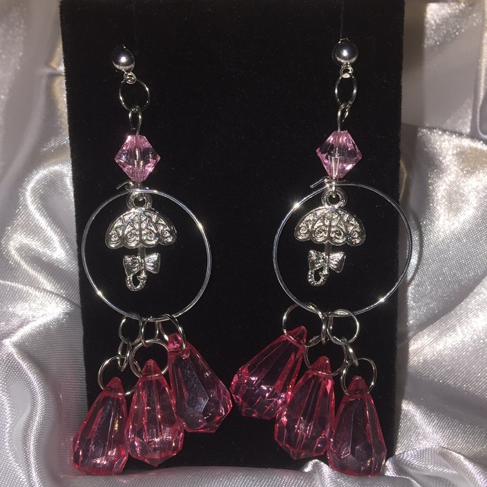 Pink dangles